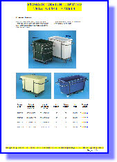 Container Trucks, Dosing Tanks, Plastic Troughs & ESD Products